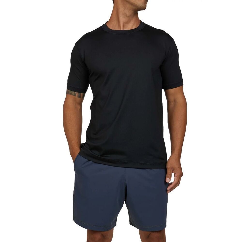 Sofibella NWT Classic Short Sleeve Athletic Fit Black Large
